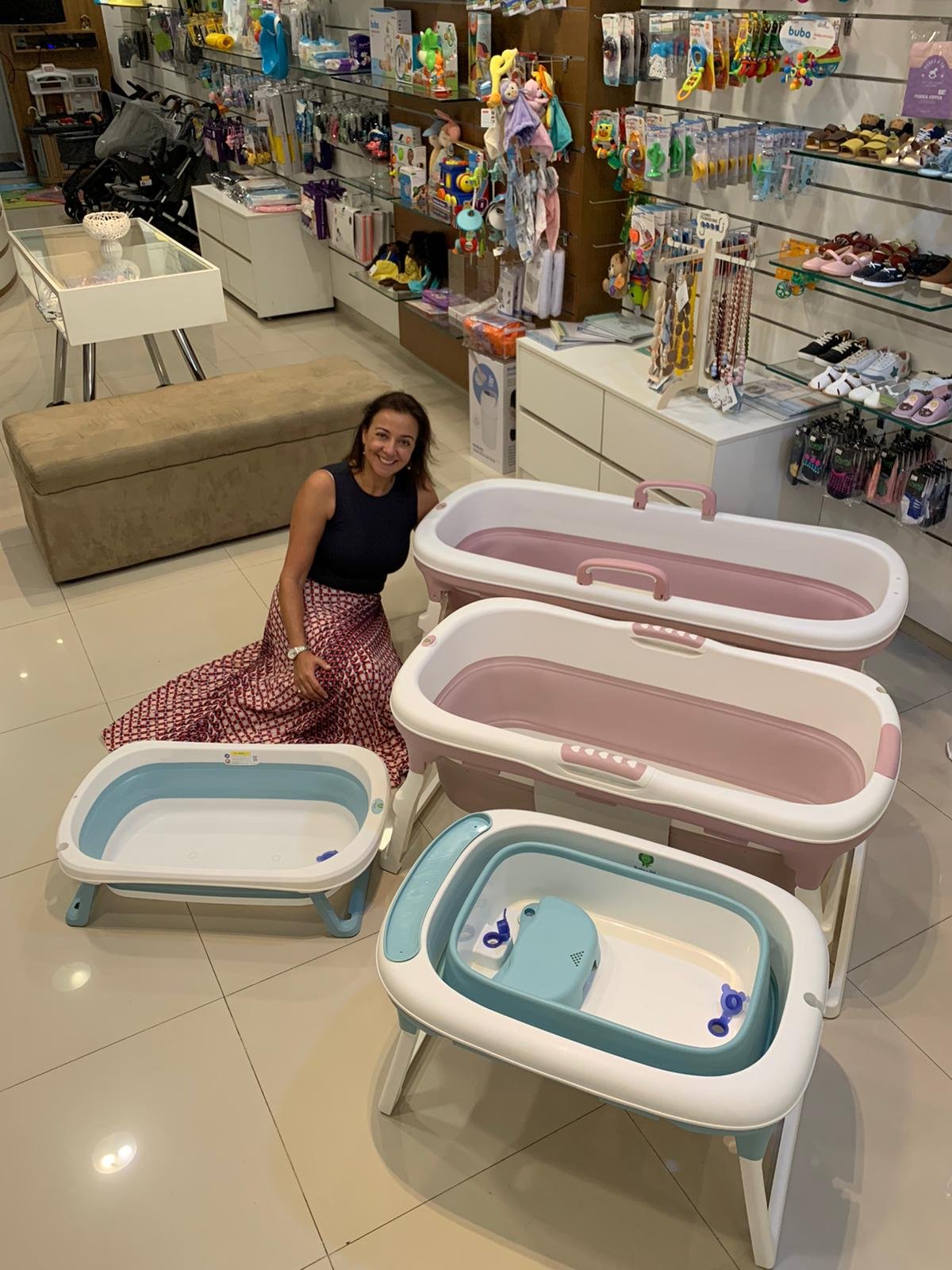 Banheira de bebê portátil Baby Pil